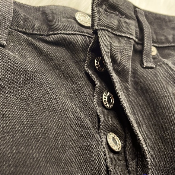 AGOLDE Quinn Distressed Denim Mini Skirt - Picture 11 of 16